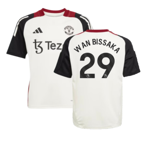 2024-2025 Man Utd Training Jersey (Off White) - Kids (Wan Bissaka 29)