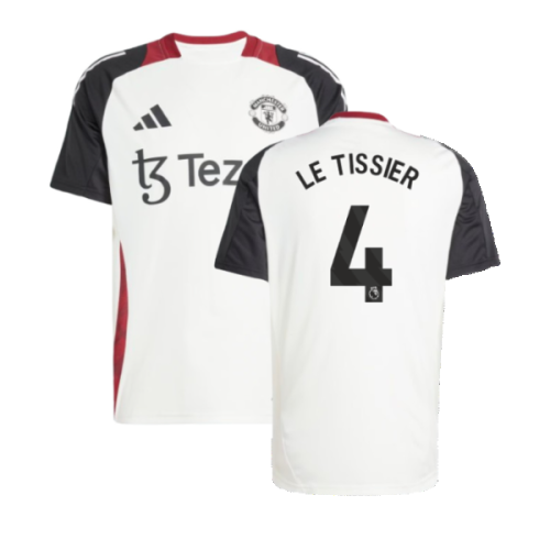 2024-2025 Man Utd Training Jersey (Off White) (Le Tissier 4)