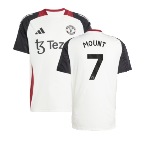 2024-2025 Man Utd Training Jersey (Off White) (Mount 7)