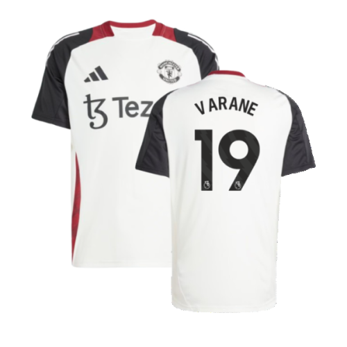 2024-2025 Man Utd Training Jersey (Off White) (Varane 19)