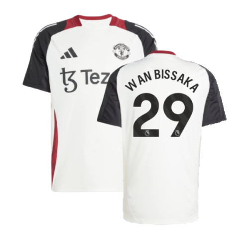 2024-2025 Man Utd Training Jersey (Off White) (Wan Bissaka 29)