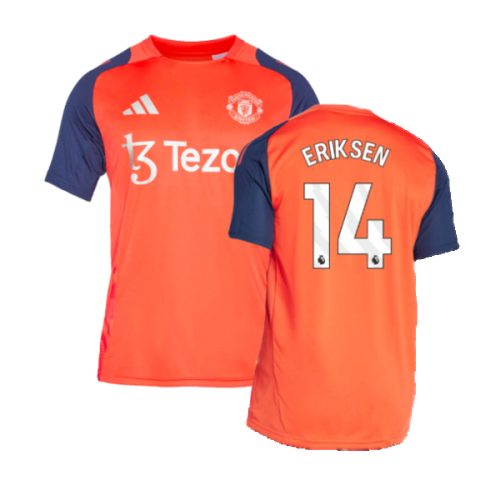 2024-2025 Man Utd Training Jersey (Red) (Eriksen 14)