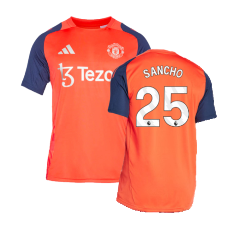 2024-2025 Man Utd Training Jersey (Red) (Sancho 25)