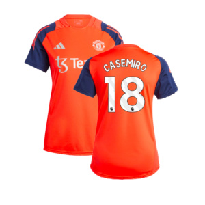 2024-2025 Man Utd Training Jersey (Red) - Womens (Casemiro 18)