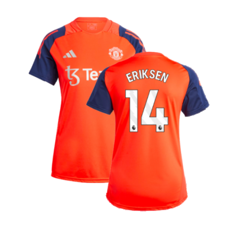 2024-2025 Man Utd Training Jersey (Red) - Womens (Eriksen 14)