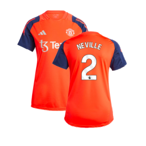 2024-2025 Man Utd Training Jersey (Red) - Womens (Neville 2)