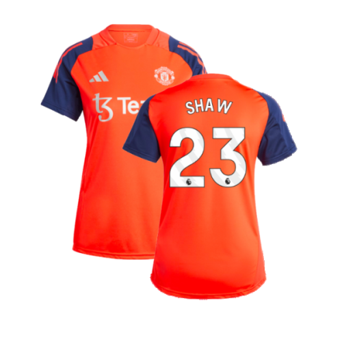 2024-2025 Man Utd Training Jersey (Red) - Womens (Shaw 23)