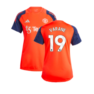 2024-2025 Man Utd Training Jersey (Red) - Womens (Varane 19)