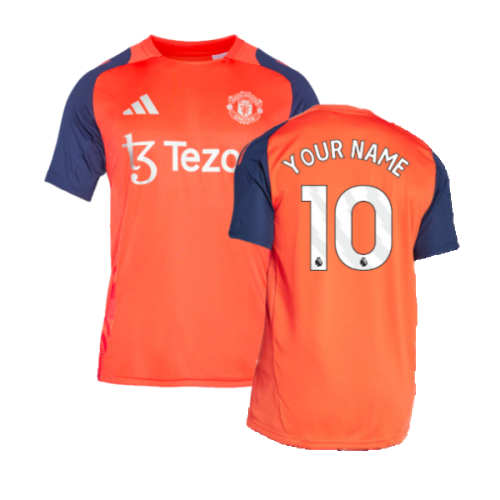 2024-2025 Man Utd Training Jersey (Red) (Your Name)
