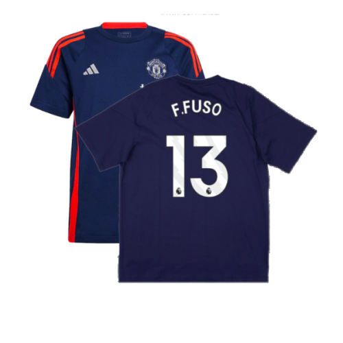 2024-2025 Man Utd Training Tee (Night Indigo) - Kids (F.Fuso 13)