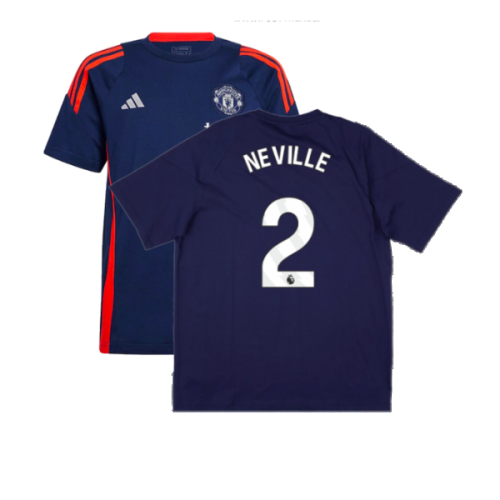 2024-2025 Man Utd Training Tee (Night Indigo) - Kids (Neville 2)