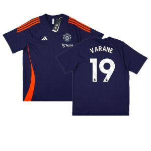 2024-2025 Man Utd Training Tee (Night Indigo) (Varane 19) 2024-2025 Man Utd Training Tee (Night Indigo) (Varane 19)