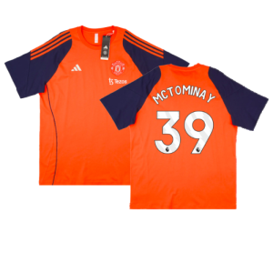 2024-2025 Man Utd Training Tee (Red) (McTominay 39)