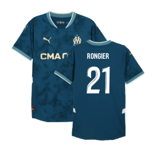 2024-2025 Marseille Away Authentic Shirt (Rongier 21)