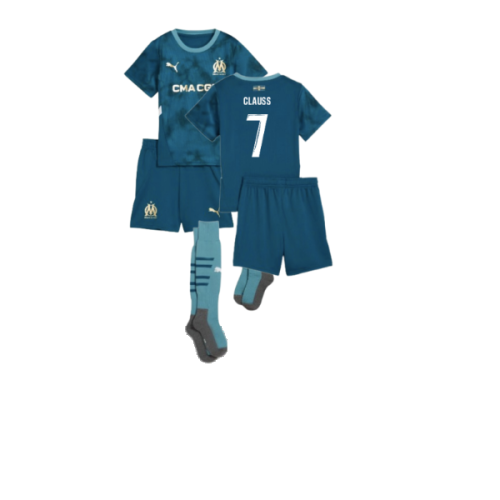 2024-2025 Marseille Away Mini Kit (Clauss 7)