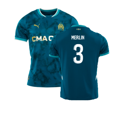 2024-2025 Marseille Away Shirt (Merlin 3)