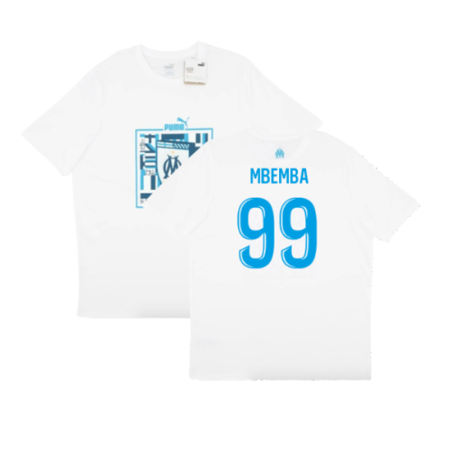 2024-2025 Marseille ftblCulture Tee (White) (Mbemba 99)