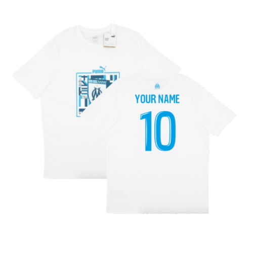 2024-2025 Marseille ftblCulture Tee (White) (Your Name)