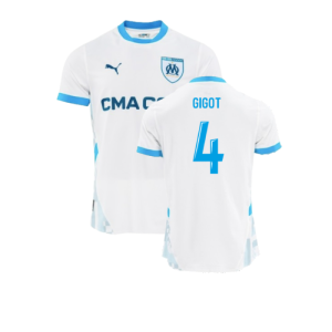 2024-2025 Marseille Home Authentic Shirt (Gigot 4)