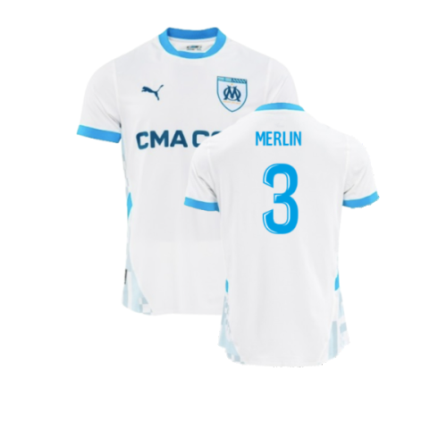 2024-2025 Marseille Home Authentic Shirt (Merlin 3)