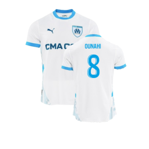 2024-2025 Marseille Home Authentic Shirt (Ounahi 8) 2024-2025 Marseille Home Authentic Shirt (Ounahi 8)