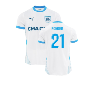 2024-2025 Marseille Home Authentic Shirt (Rongier 21) 2024-2025 Marseille Home Authentic Shirt (Rongier 21)