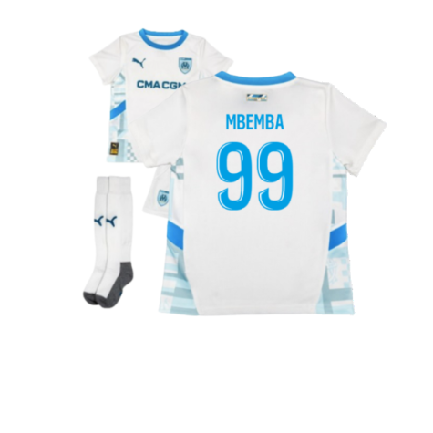 2024-2025 Marseille Home Mini Kit (Mbemba 99)