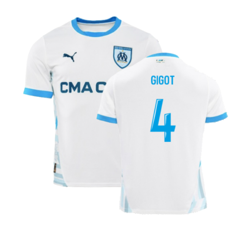 2024-2025 Marseille Home Shirt (Kids) (Gigot 4)