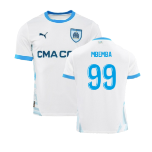 2024-2025 Marseille Home Shirt (Mbemba 99)