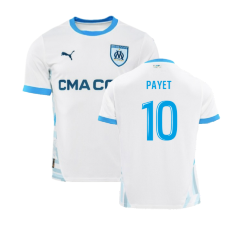 2024-2025 Marseille Home Shirt (Payet 10)