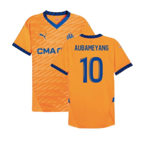 2024-2025 Marseille Third Authentic Shirt (Aubameyang 10)