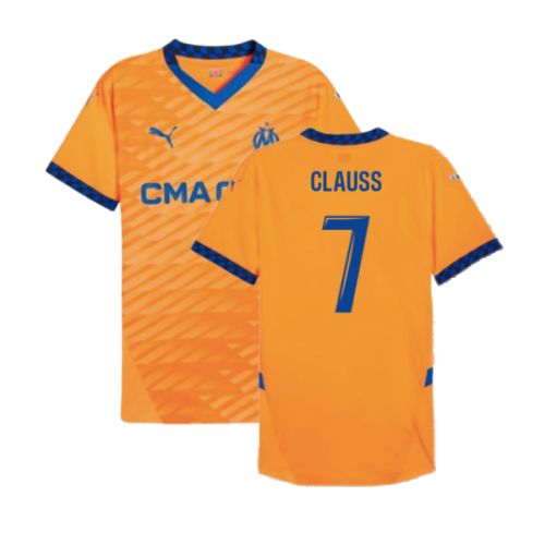 2024-2025 Marseille Third Authentic Shirt (Clauss 7)