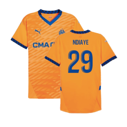 2024-2025 Marseille Third Authentic Shirt (Ndiaye 29)