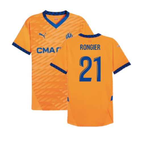 2024-2025 Marseille Third Authentic Shirt (Rongier 21)