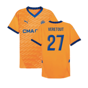 2024-2025 Marseille Third Authentic Shirt (Veretout 27)