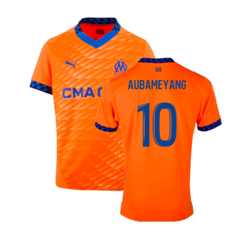 2024-2025 Marseille Third Shirt (Kids) (Aubameyang 10)