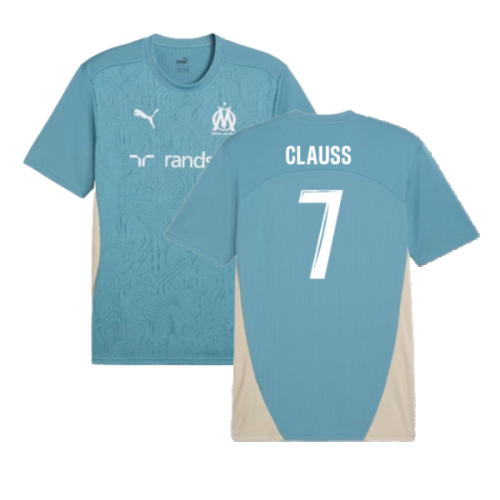 2024-2025 Marseille Training Shirt (Bold Blue) (Clauss 7)