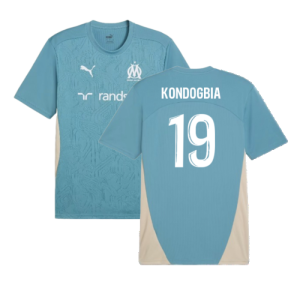 2024-2025 Marseille Training Shirt (Bold Blue) (Kondogbia 19)