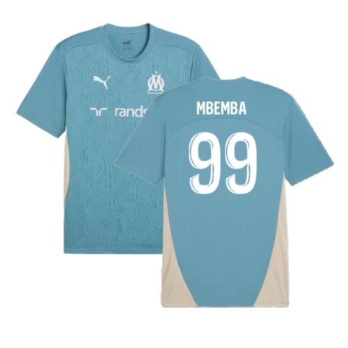 2024-2025 Marseille Training Shirt (Bold Blue) (Mbemba 99)