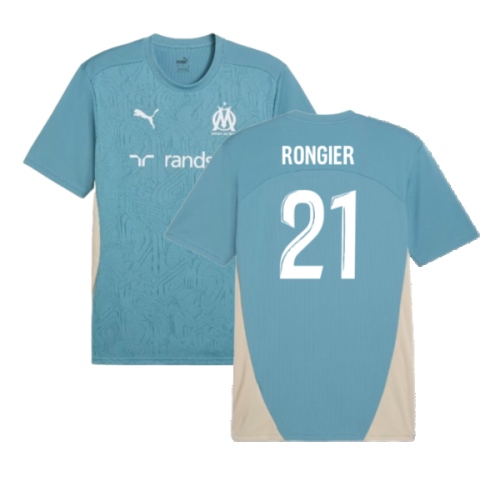 2024-2025 Marseille Training Shirt (Bold Blue) (Rongier 21)