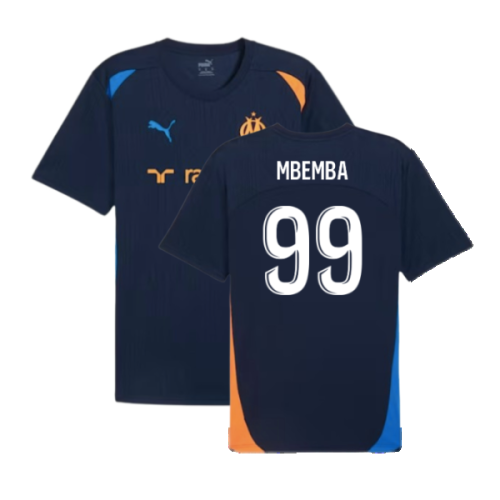 2024-2025 Marseille Training Shirt (Club Navy) (Mbemba 99)