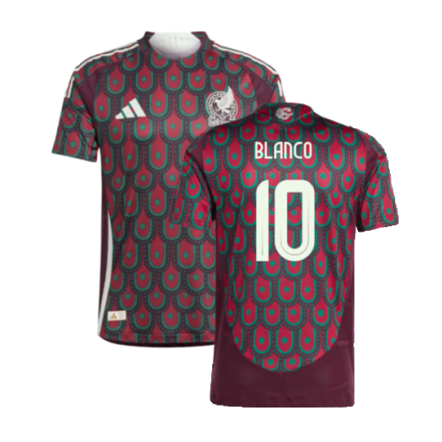 2024-2025 Mexico Authentic Home Shirt (BLANCO 10)