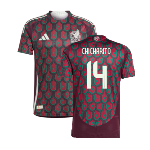 2024-2025 Mexico Authentic Home Shirt (CHICHARITO 14)