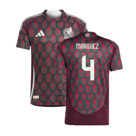 2024-2025 Mexico Authentic Home Shirt (MARQUEZ 4)