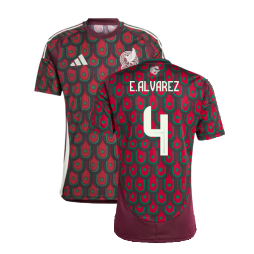 2024-2025 Mexico Home Shirt (E.ALVAREZ 4)