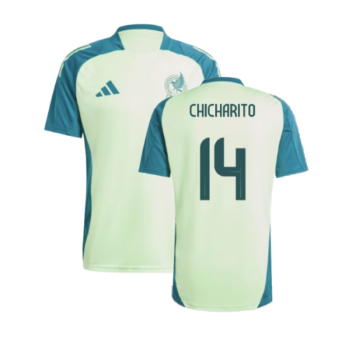 2024-2025 Mexico Training Jersey (Green) (CHICHARITO 14)