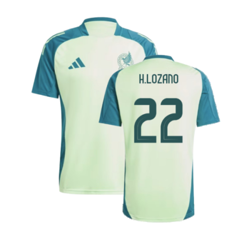 2024-2025 Mexico Training Jersey (Green) (H.LOZANO 22)