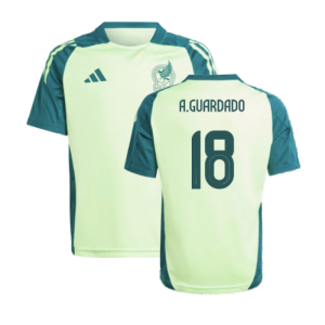 2024-2025 Mexico Training Jersey (Green) - Kids (A.GUARDADO 18)