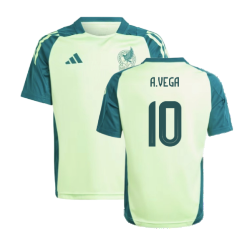 2024-2025 Mexico Training Jersey (Green) - Kids (A.VEGA 10)