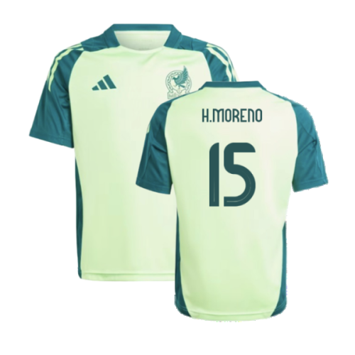 2024-2025 Mexico Training Jersey (Green) - Kids (H.MORENO 15)